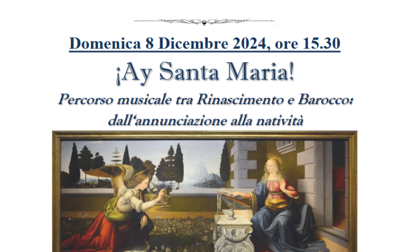 SOLENNITÀ DELL’IMMACOLATA CONCEZIONE